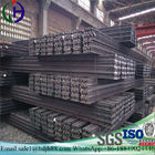 Silver Color Railroad Steel Rail 8 9 10m Length Used In Temporary Transport Line